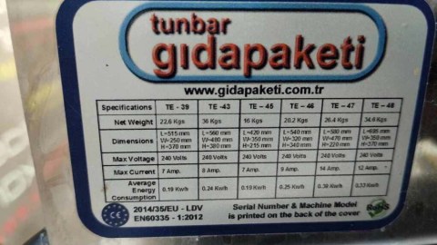 Μεταχειρισμένο Μηχάνημα Σφράγισης Δίσκων Sealer 32x43x24Cm TE-45 